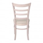 NATURALE Καρέκλα White Wash Pu Εκρού SET 2τμχ c423489