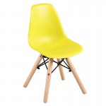 ART Wood Kid Καρέκλα Ξύλο PP Κίτρινο SET 4τμχ c423494