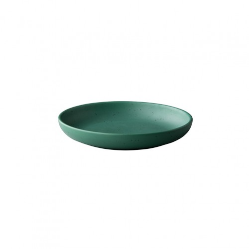 Πιάτο βαθύ πορσελάνης φ23 5cm Σειρά Tinto πράσινο ματ Q AUTHENTIC Σετ 6 c423745