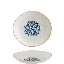 Πιάτο Βαθύ πορσελάνης ακανόνιστο σχήμα 26cm 1000cc Viento BONNA Σετ 6 c423794