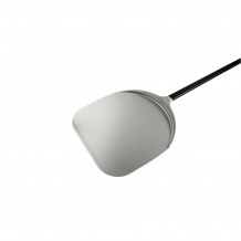 Φτυάρι Πίτσας 36x36cm αλουμινίου με μαύρο κοντάρι 1 5m GIMETAL c423827