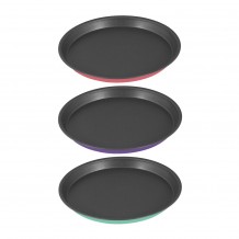 Ταψί αντικολλητικό πίτσας φ35xΥ2cm διάφορα χρώματαμα PAL c423947