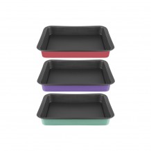 Ταψί ορθογώνιο αντικολλητικό 35x30xΥ5cm διάφορα χρώματαμα PAL c423949