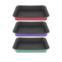 Ταψί ορθογώνιο αντικολλητικό 41x33xΥ6cm διάφορα χρώματαμα PAL c423950