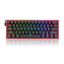 Gaming πληκτρολόγιο Redragon K617 Fizz RGB Black c424125