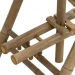 Τραπέζι Nando pakoworld πτυσσόμενο bamboo φυσικό 114x100x75εκ c424407