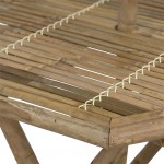 Τραπέζι Nando pakoworld πτυσσόμενο bamboo φυσικό 114x100x75εκ c424407