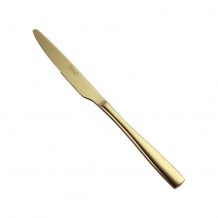 Μαχαίρι Φαγητού FORGED 230mm Σειρά FLOW PVD ICE Gold 18 10 2 5mm Salvinelli Σετ 12 c424532