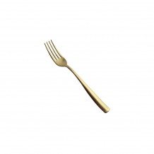 Πηρουνάκι Γλυκού 4 δόντια 150mm Σειρά FLOW PVD ICE Gold 18 10 2 5mm Salvinelli Σετ 12 c424539