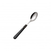 Κουταλάκι καφέ 144mm Σειρά Napoleon Ακρυλικό Pearl Μαύρο EME Italy Σετ 12 c424699