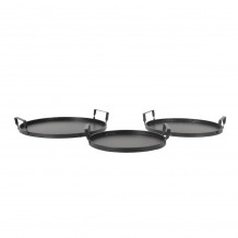 CART ΔΙΣΚΟΣ ΜΕ ΛΑΒΕΣ 3ΤΜΧ ΜΕΤΑΛΛΟ ΜΑΥΡΟ 37 15 32 39 28 58x35 24 31 12 26 67xH5 72 H5 72 H5 72cm c424836