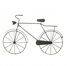 TANDEM DECO ΤΟΙΧΟΥ ΜΕΤΑΛΛΟ ΜΑΥΡΟ 64 45x0 64xH42 23cm c424848