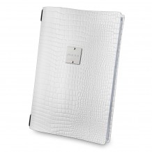 Menu δερμάτινο άσπρο 21x29.7cm c42485 Menu δερμάτινο άσπρο 21x29.7cm c42485