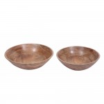 SHONA ΜΠΩΛ ΞΥΛΟ MANGO ΦΥΣΙΚΟ D25xH9cm c424936