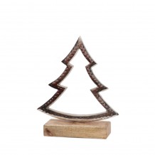 XMAS EIRA ΔΕΝΤΡΟ ΑΛΟΥΜΙΝΙΟ ΞΥΛΟ MANGO ΑΣΗΜΙ ΦΥΣΙΚΟ 15x5xH19cm c424962 XMAS EIRA ΔΕΝΤΡΟ ΑΛΟΥΜΙΝΙΟ ΞΥΛΟ MANGO ΑΣΗΜΙ ΦΥΣΙΚΟ 15x5xH19cm c424962