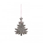 XMAS JOPHIE TREE ΚΡΕΜΑΣΤΟ ΔΕΝΤΡΟ ΑΛΟΥΜΙΝΙΟ ΝΙΚΕΛ 11x0 1xH14cm c424968