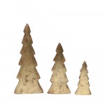 XMAS ADVENT ΔΕΝΤΡΟ ΞΥΛΟ MANGO ΧΡΥΣΟ 9x3xH20cm c424998