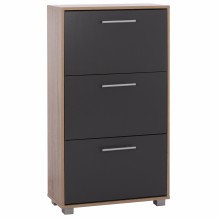 ΠΑΠΟΥΤΣΟΘΗΚΗ ΞΥΛΙΝΗ DAVINA HM2221 04 SONAMA ΓΚΡΙ 3ΘΕΣΕΩΝ 62Χ24Χ110Υεκ c425083