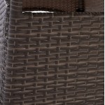 ΤΡΑΠΕΖΙ ΜΕΤΑΛΛΙΚΟ MINSK RATTAN ΓΚΡΙ HM5507 01 150x90x75Υ εκ c425138