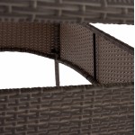 ΤΡΑΠΕΖΙ ΜΕΤΑΛΛΙΚΟ MINSK RATTAN ΓΚΡΙ HM5507 01 150x90x75Υ εκ c425138