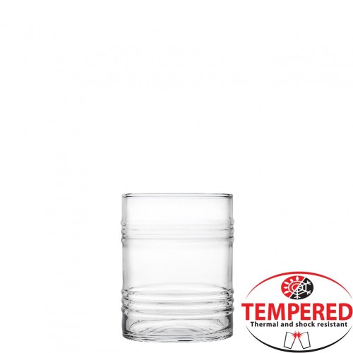 Γυάλινο Ποτήρι Χαμηλό Ποτού Coctail 36cl Φ7 7x9 8cm tempered TIN CAN PASABAHCE Σετ 12 c425431