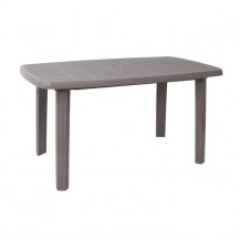 SORRENTO Τραπέζι 140x80cm Oval Πλαστικό Μπεζ Tortora c42595