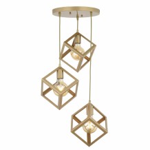 ΦΩΤΙΣΤΙΚΟ ΟΡΟΦΗΣ 3ΦΩΤΟ ΜΕΤΑΛΛΙΚΟ ΧΡΥΣΟ HM7419 02 35x80Υ εκ c427390