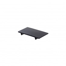 Δίσκος Μελαμίνης Sushi Tray 20 8x12x2 3cm με πόδια μαύρος Leone c427886