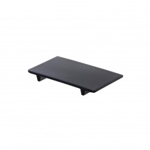 Δίσκος Μελαμίνης Sushi Tray 27x18x2 3cm με πόδια μαύρος Leone c427887