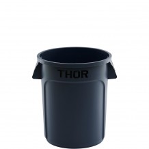 Κάδος Πλαστικός THOR βαριάς κατασκευής 121LT χωρίς καπάκι φ56xY70cm γκρι TRUST c427916