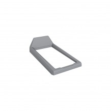 Ανοιχτό καπάκι για κάδους διαχωρισμού SVELTE 26x45 7x14 3cm ανοιχτό γκρι TRUST c427928