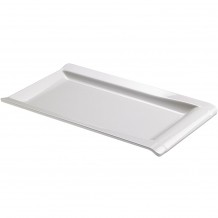 Πιατο μελαμίνης υπερυψωμένο 44x27x3cm Leone c427946