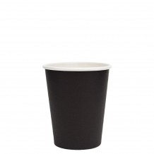 Ποτήρι Ζεστών Χάρτινο 8oz Μαύρο Σετ 100 c428097