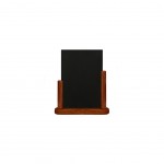 Επιτραπέζια Σήμανση-Πίνακας 6x20x23cm A5 ερυθρόξυλο, SECURIT c42815
