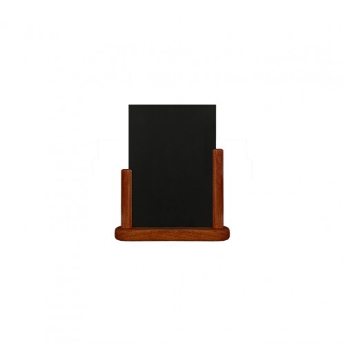 Επιτραπέζια Σήμανση-Πίνακας 6x20x23cm A5 ερυθρόξυλο, SECURIT c42815