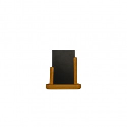 Επιτραπέζια σήμανση-πίνακας 5x16x17cm A6 χρώμα teak, SECURIT c42819
