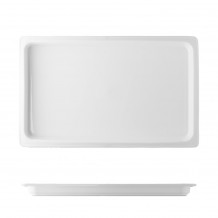 Δοχείο γαστρονομίας πορσελάνης GN1 1 53x32 5cm 2 5cm λευκό G BENEDIKT c428201