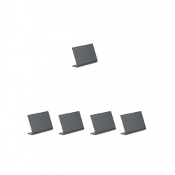 Σετ 5 τεμ Επιτραπέζιες σημάνσεις A8 σε σχήμα L, 7.32x5.13cm c42828