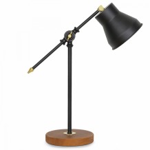 ΦΩΤΙΣΤΙΚΟ ΕΠΙΤΡΑΠΕΖΙΟ Ε14 ΜΕΤΑΛΛΙΚΟ ΜΑΥΡΟ ΜΕ MDF HM7584 01 c428285