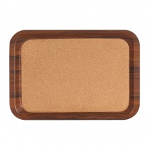 Δίσκος laminated σερβιρίσματος με φελλό 37x53cm χρώμα ξύλου c428419