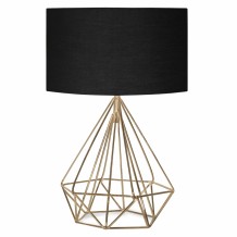 ΦΩΤΙΣΤΙΚΟ ΕΠΙΤΡΑΠΕΖΙΟ ΜΕΤΑΛΛΙΚΟ ΜΑΥΡΟ ΧΡΥΣΟ E27 HM7606 02 c428501