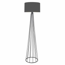 ΦΩΤΙΣΤΙΚΟ ΔΑΠΕΔΟΥ ΜΕΤΑΛΛΙΚΟ ΓΚΡΙ HM7581 01 Φ38x155 εκ c428512