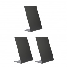 Σετ 3 τεμ Επιτραπέζιες σημάνσεις A5 σε σχήμα L, 14.7x20.8cm c42863 Σετ 3 τεμ Επιτραπέζιες σημάνσεις A5 σε σχήμα L, 14.7x20.8cm c42863