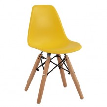 ΚΑΡΕΚΛΑ TWIST KID ΤΜΧ HM8453 04 ΞΥΛΙΝΑ ΠΟΔΙΑ ΚΑΘΙΣΜΑ ΚΙΤΡΙΝΟ PP 30 5Χ33Χ59 ΕΚ SET 4τμχ c428903