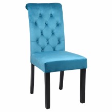 ΚΑΡΕΚΛΑ ROXIE HM8919 08 K D ΒΕΛΟΥΔΟ ΤΙΡΚΟΥΑΖ ΜΕ ΞΥΛΙΝΑ ΠΟΔΙΑ 46 5x61 5x100Υ εκ SET 2τμχ c429141