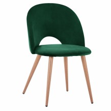 ΚΑΡΕΚΛΑ SADIE ΒΕΛΟΥΔΟ ΚΥΠΑΡΙΣΣΙ ΚΑΙ ΜΕΤΑΛΛΙΚΑ ΠΟΔΙΑ HM8544 03 52x49 5x77Y εκ SET 4τμχ c429146