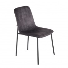 BRICK ΚΑΡΕΚΛΑ ΓΚΡΙ 45x60xH83cm SET 4τμχ c429416