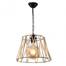 Φωτιστικό οροφής PWL 1114 pakoworld Ε27 μαύρο μπεζ 30x54εκ c429576 Φωτιστικό οροφής PWL 1114 pakoworld Ε27 μαύρο μπεζ 30x54εκ c429576