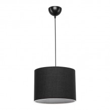 Φωτιστικό οροφής PWL 1115 pakoworld Ε27 μαύρο Φ22x60εκ c429582