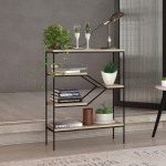 STEP ΒΙΒΛΙΟΘΗΚΗ SONOMA ΜΑΥΡΟ 80x30xH120cm c429740